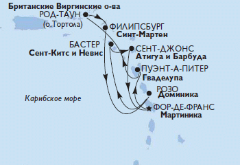 Сент китс и невис карта