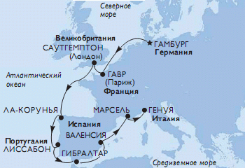 Гамбург порт карта